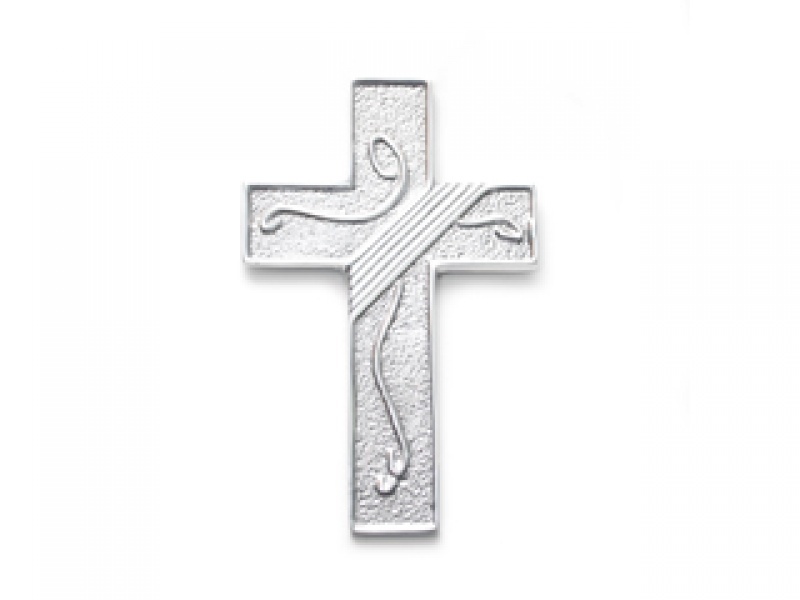 CRUZ JESUS LINEAS CHICA CRUZ DE PEWTER